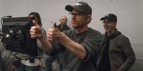 Ron Howard on the set of one of his films