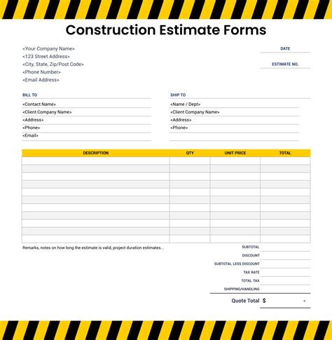 Roofing Estimate Template Best Practices