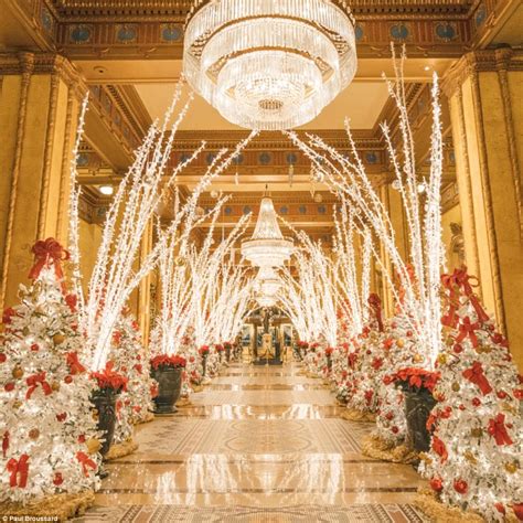 Roosevelt Hotel New Orleans Christmas Lobby