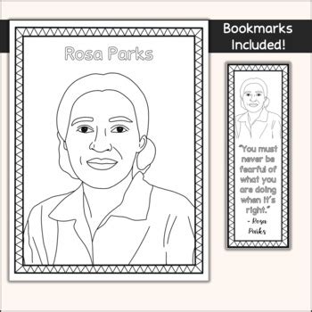 Rosa Parks Bookmark