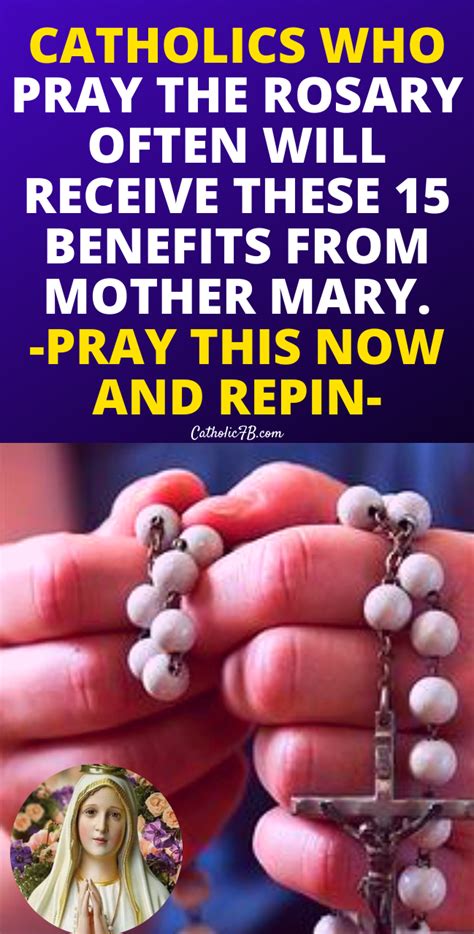 Description of Rosary Prayer Benefits Image