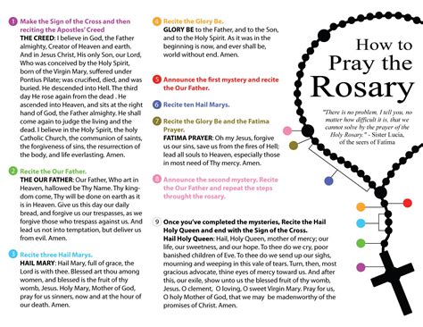 A rosary prayer video