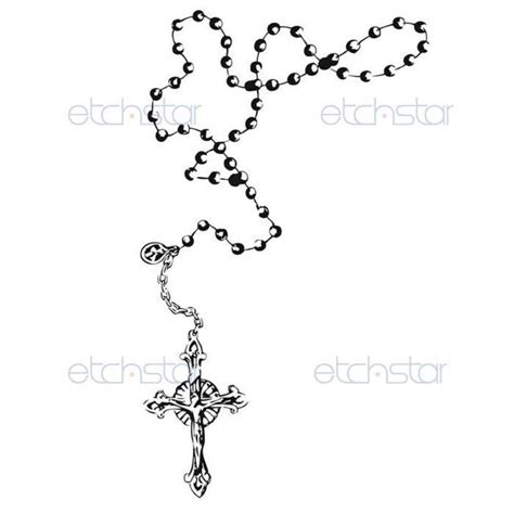 Rosary Stencil Design Inspiration