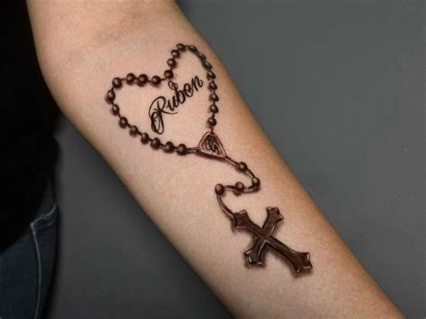 Rosary tattoo design