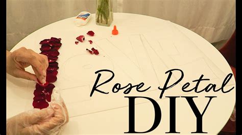 Rose petal crafts