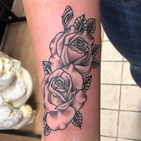 A rose tattoo design