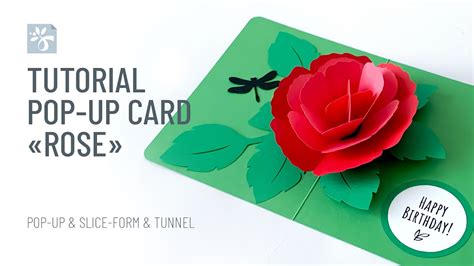 Rose pop-up card tutorial