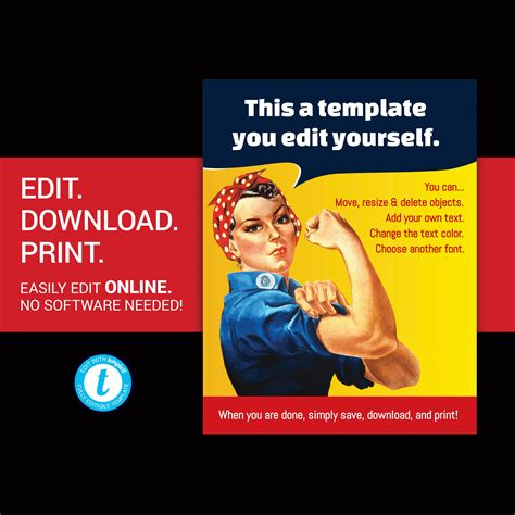 Rosie the Riveter Template Gallery 3