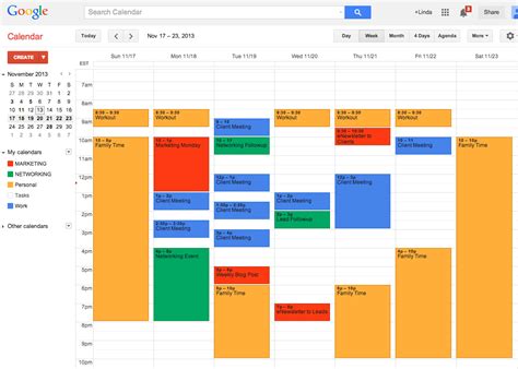 Roster template with Google Calendar integration