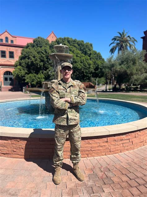 ROTC officer in uniform