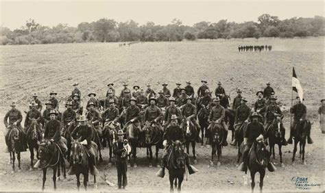 The Rough Riders in training