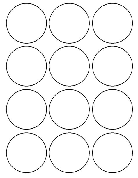 1 inch round label template