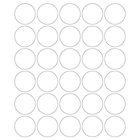 Round label template Labelmaker