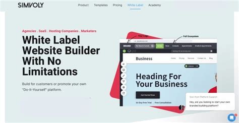 Round Labels for Landing Pages