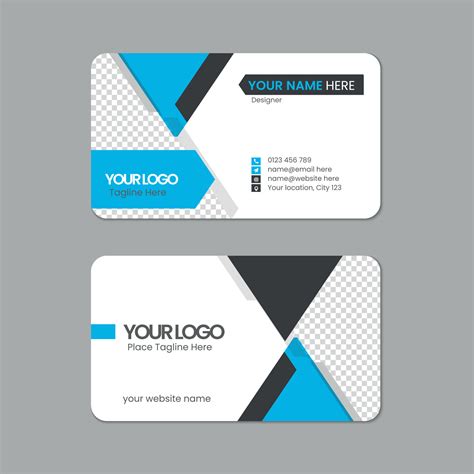 Rounded Corner Business Card Template