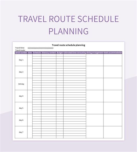 Route Planner Template