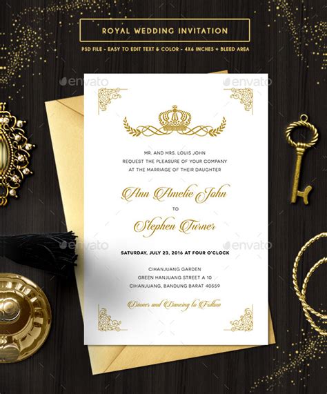 Royal Anniversary Invitation Idea