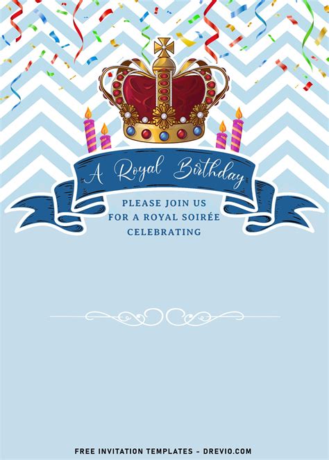 Royal Birthday Invitation Idea