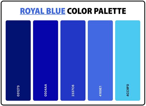 Royal Blue Color Palette