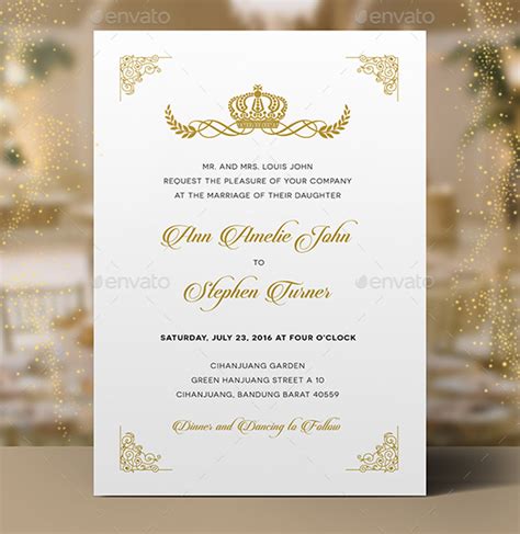 Royal Invitation Idea 1