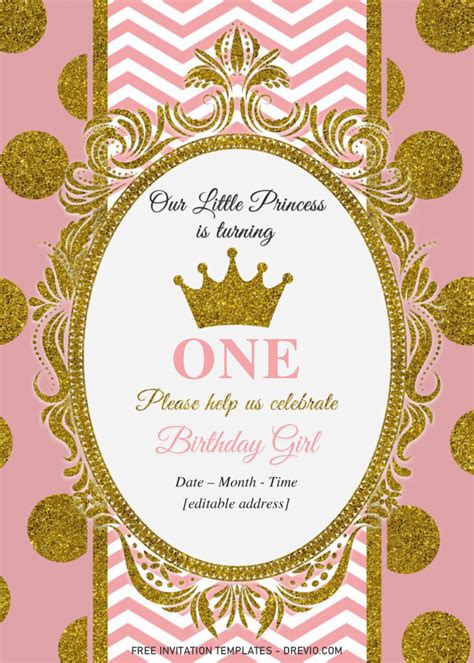 Royal Princess Invitation Template