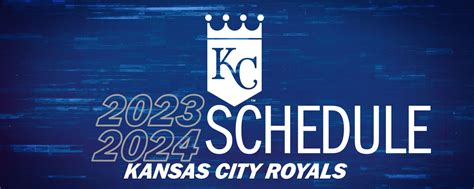 Royals schedule template