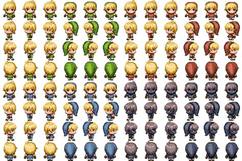 RPG Maker MV Sprite Template Community and Forums