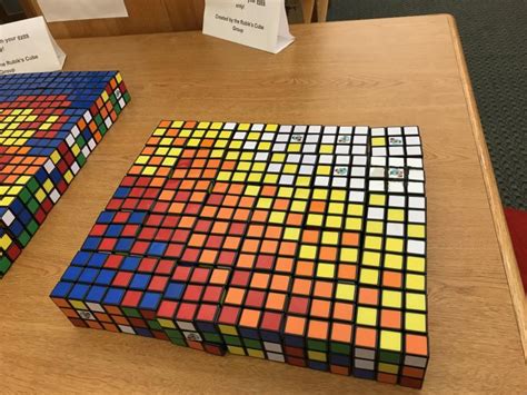 Rubiks Cube Mosaic Template