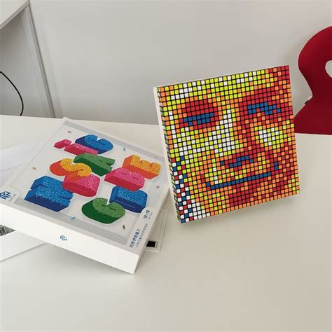 Rubiks Cube Mosaic Art