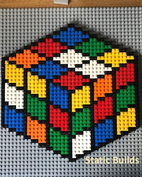 Rubiks Cube Mosaic Pattern