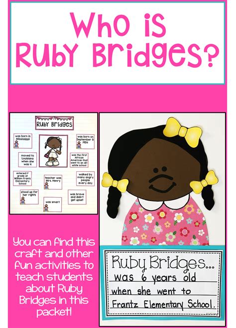 Ruby Bridges Activities for Kindergarten