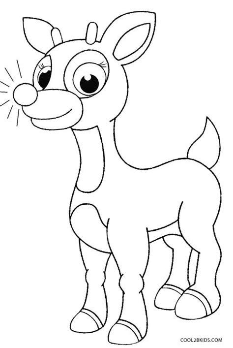 Rudolph Coloring Pages to Print