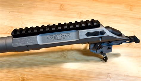 Ruger American rifle with a one-point sling