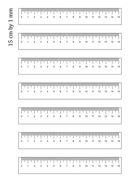 Ruler Template with Customizable Markings