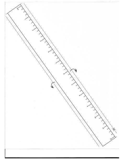 Ruler Template with Additional Markings