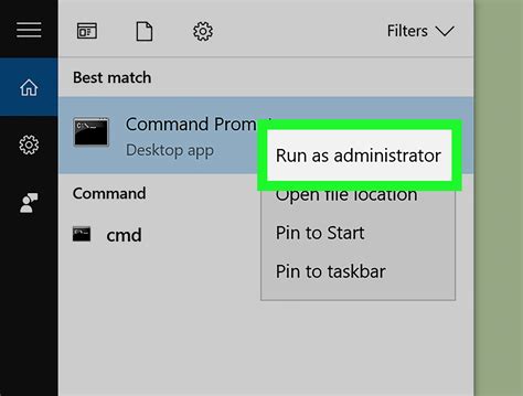 Run as administrator