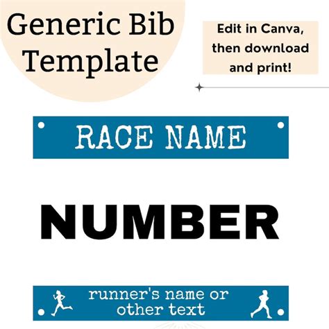 Running Bib Template 6