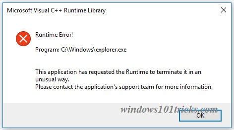 Solutions to Runtime Error 91