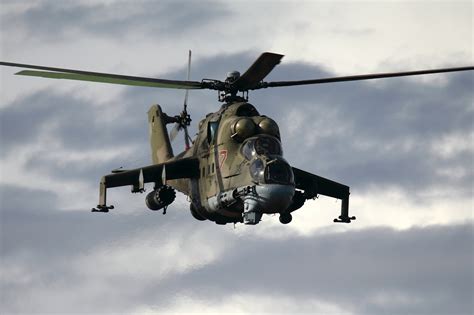 Russian Helicopter on the Ground