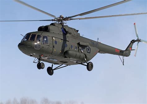 Russian Helicopter in Maintenance