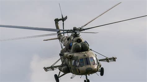 Russian Helicopters in Flight