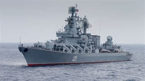 Russian Warship Patrolling the Red Sea