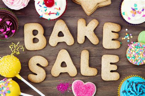 Rustic themed bake sale poster template