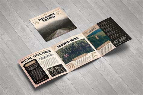 Rustic Brochure Template