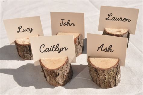 Rustic Charm Wedding Seating Card