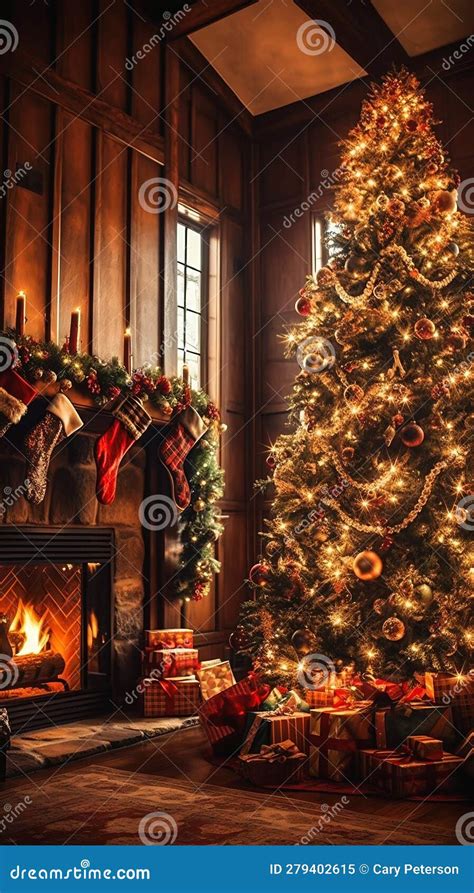 A rustic-themed tree with burlap, twine, and natural ornaments