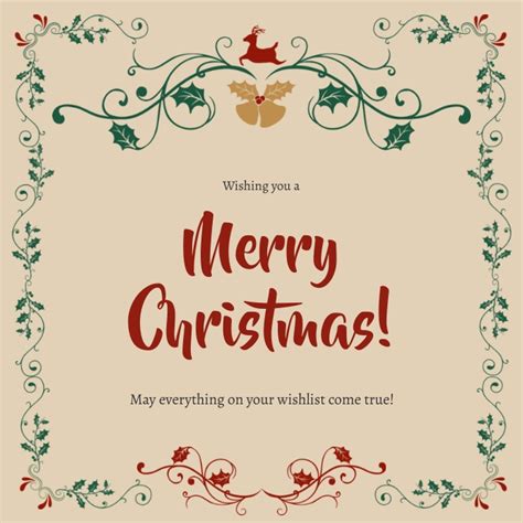 Rustic Christmas Card Templates