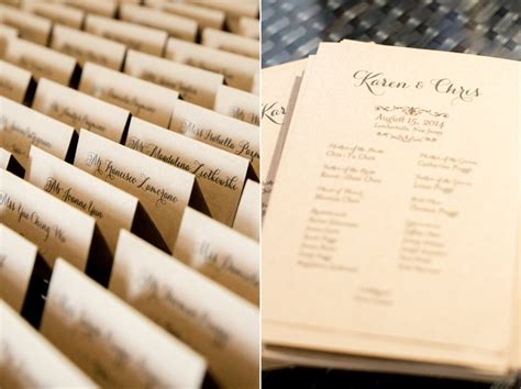 Rustic Escort Cards