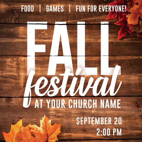 Rustic Fall Festival Invitation