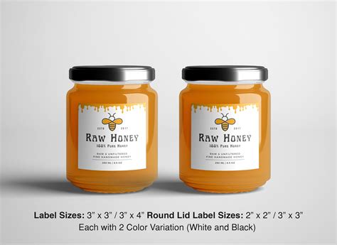 Rustic Honey Label